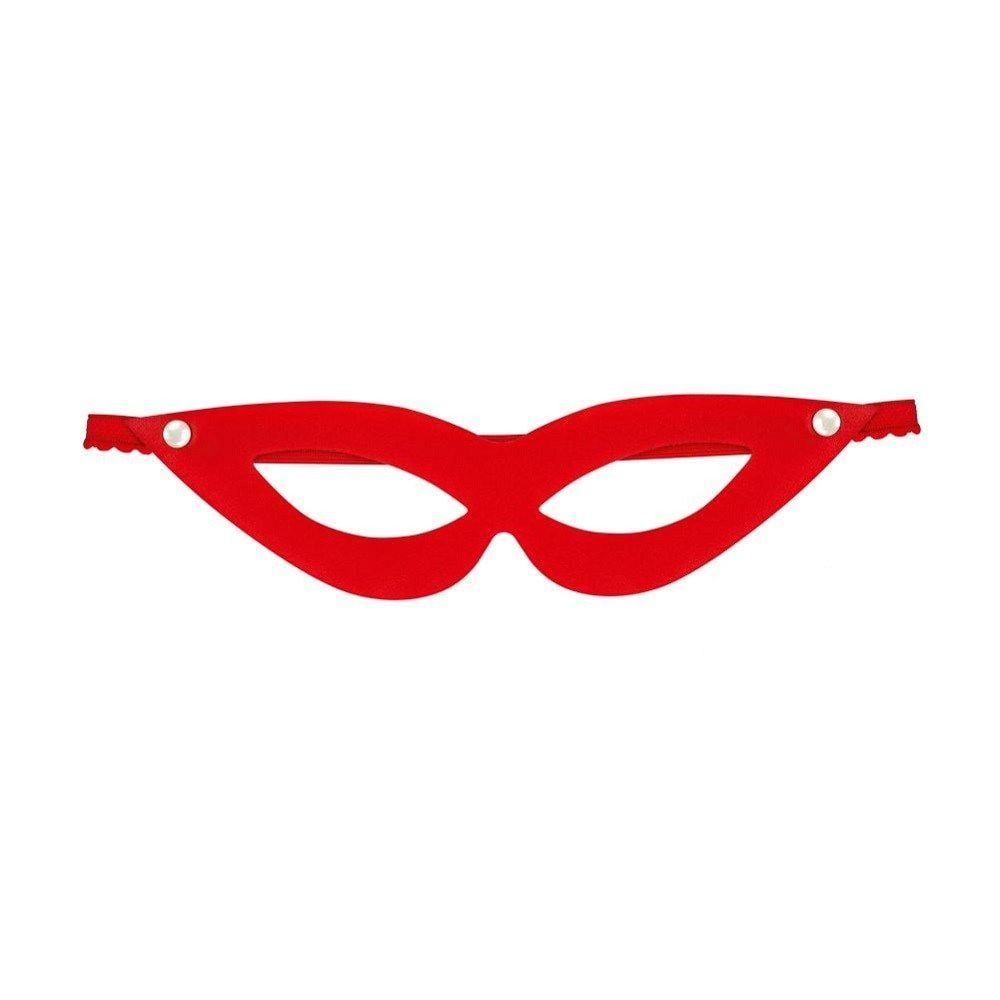 Máscara Tiazinha Preta em couro